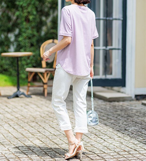 BELLUNA（ベルーナ）の「ヒンヤリ！着映えプリントプルオーバー（カットソー）」｜詳細画像