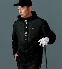 「＜クロコダイル＞アクティブヒート防風２ウェイブルゾン（メンズジャケット）」
