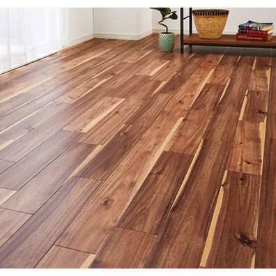 iellio（イエリオ）の「多機能クッションフロアシート＜簡単ロール式・フローリング調・防水・はっ水・日本製・抗菌・防カビ・防炎＞（カーペット）」