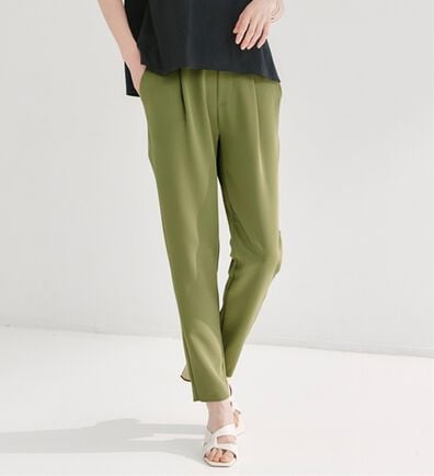 RANAN（ラナン）の「【選べる股下】美脚シルエットタックパンツ（フルレングスパンツ）」