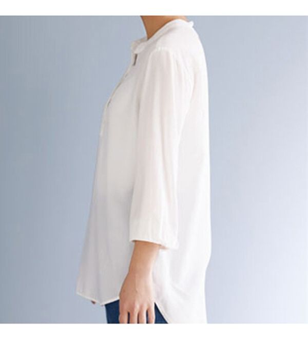 BELLUNA（ベルーナ）の「ひんやり！コード刺しゅう袖デザインブラウス（ブラウス）」｜詳細画像