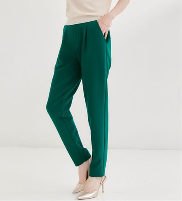 RANAN（ラナン）の「【選べる股下】美脚シルエットタックパンツ（股下６１・６５ｃｍ）（フルレングスパンツ）」｜詳細画像