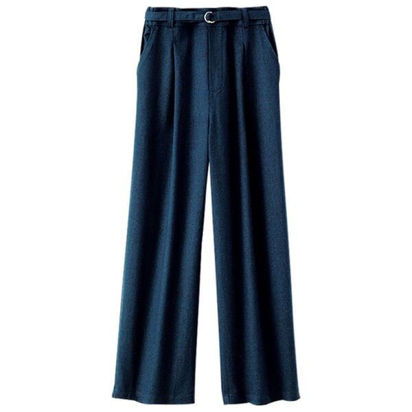 BELLUNA（ベルーナ）の「レーヨン麻入りゆったりテーパードパンツ（テーパードパンツ）」｜詳細画像