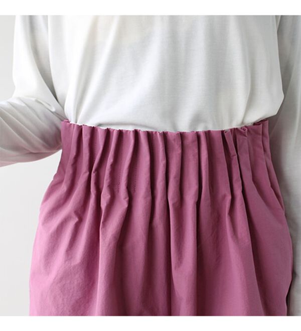 GeeRA（ジーラ）の「タックデザインストレートワイドパンツ（フルレングスパンツ）」｜詳細画像