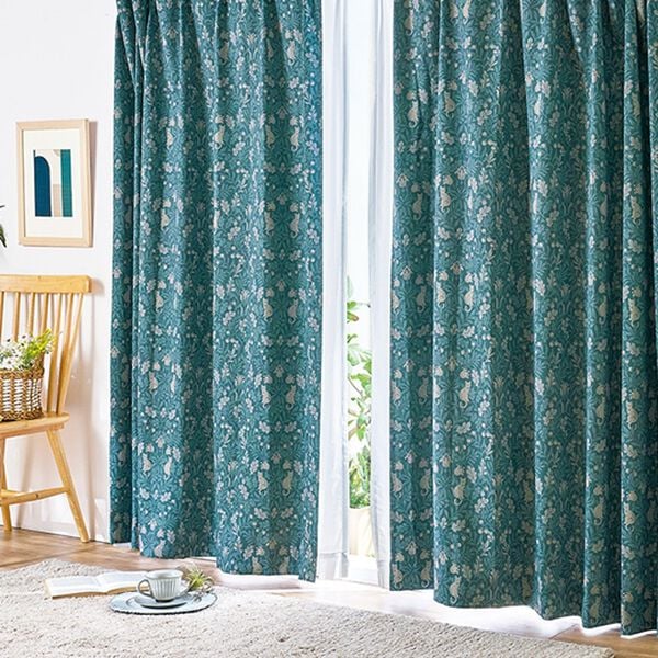 「簡単！素敵にコーディネート１級遮光＆機能レースカーテン「フォレストキャット」（ドレープカーテン）」｜詳細画像