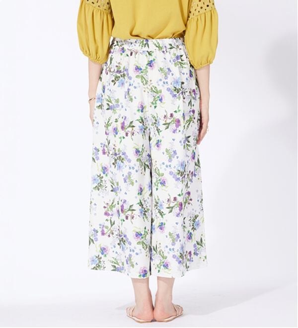 BELLUNA（ベルーナ）の「〈日比谷花壇〉ドロスト使いワイドパンツ（その他パンツ）」｜詳細画像