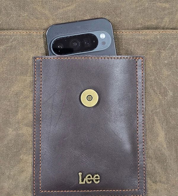 「＜Ｌｅｅ＞ヴィンテージ調帆布＆牛革スマートショルダー（メンズショルダーバッグ）」｜詳細画像