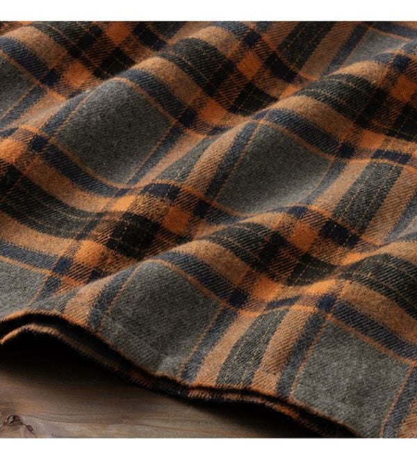 Viola e Viola（ヴィオラ エ ヴィオラ）の「裏起毛チェック柄切替チュニック（チュニック）」｜詳細画像