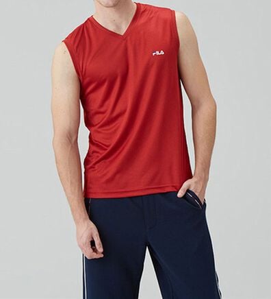 「＜フィラ＞ドライメッシュシャツ半袖・袖無し（メンズＴシャツ）」