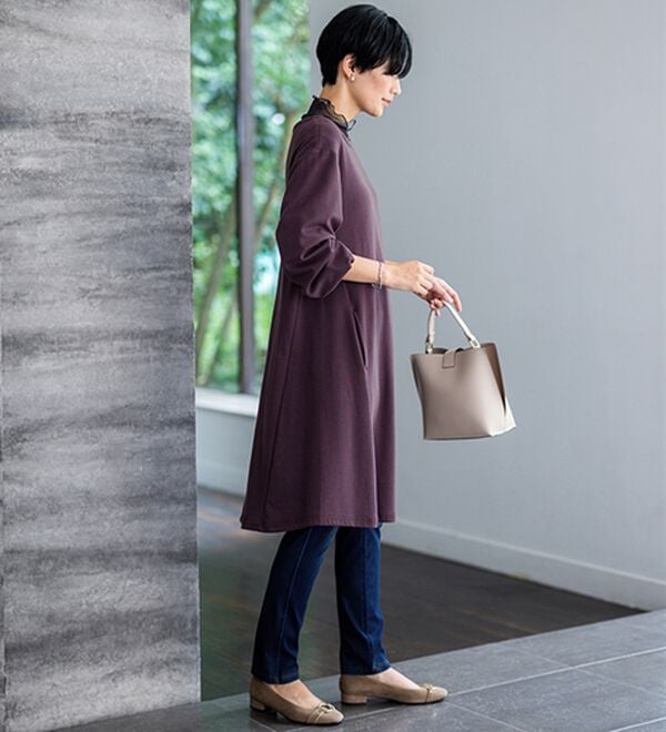 BELLUNA（ベルーナ）の「美ストレッチ素材レギンスパンツ（スパッツ・レギンス）」｜詳細画像