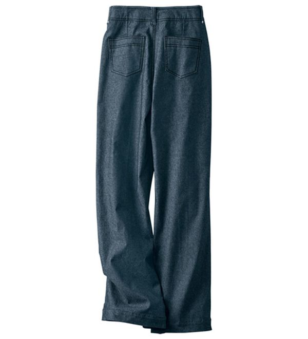 BELLUNA（ベルーナ）の「キレイ色が続く！直線美脚ワイドデニムパンツ（ワイドパンツ・ガウチョ）」｜詳細画像