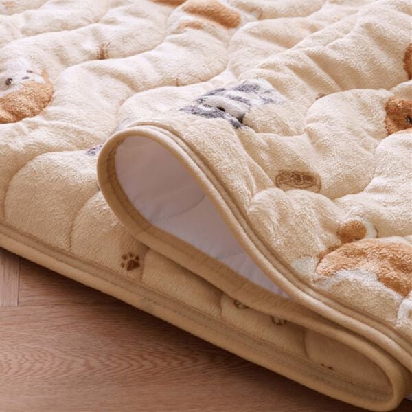 iellio（イエリオ）の「ふわふわボリュームフランネルおしゃれ敷パッド（敷パッド）」｜詳細画像