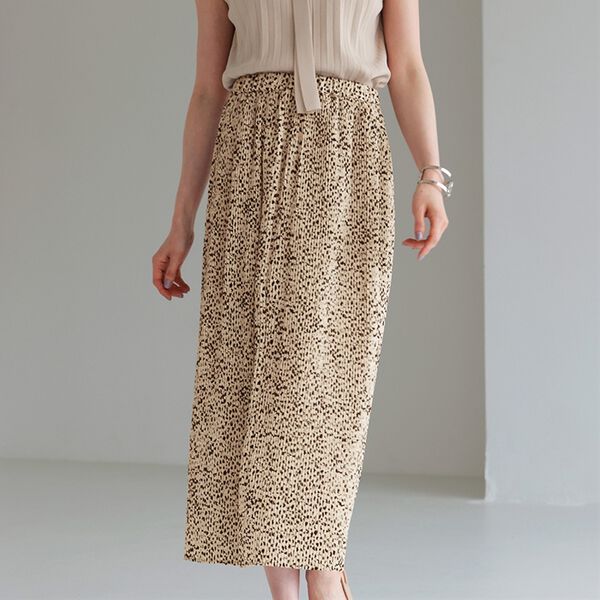 ranor プリーツスカート ranor(ラナー) PLEATS SKIRT (WITH INNER) 【restock】 BLACK