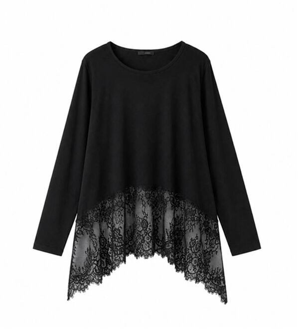 RANAN（ラナン）の「イレヘムレースドッキングロンＴＥＥ（カットソー）」｜詳細画像