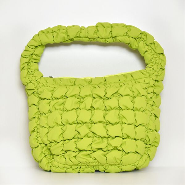 RANAN（ラナン）の「キルティング使いワンショルダーバッグ（ショルダーバッグ）」｜ライムイエロー