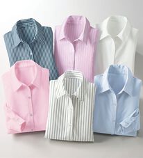 BELLUNA（ベルーナ）の「【選べる袖丈】洗える！ストレッチイージーケアシャツ（シャツ）」