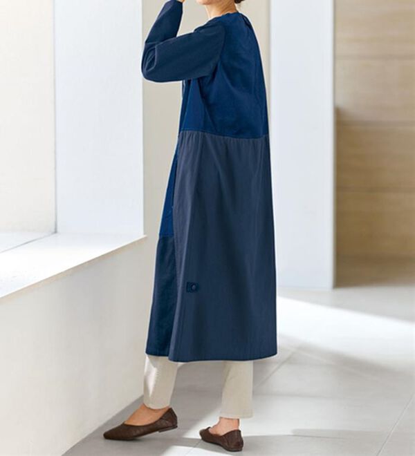 BELLUNA（ベルーナ）の「綿素材・異素材切替ワンピース（その他ワンピース）」｜詳細画像