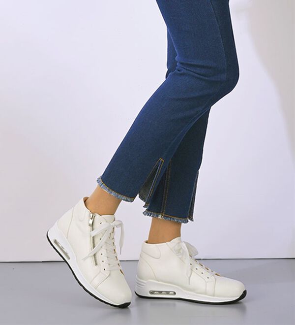 ルフラン（ルフラン）の「サイドジッパー４Ｅハイカットスニーカー（スニーカー）」｜詳細画像