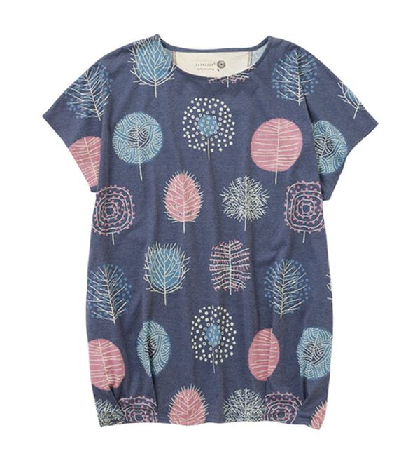 Viola e Viola（ヴィオラ エ ヴィオラ）の「ツリー柄ふんわりコクーンチュニック（チュニック）」｜詳細画像