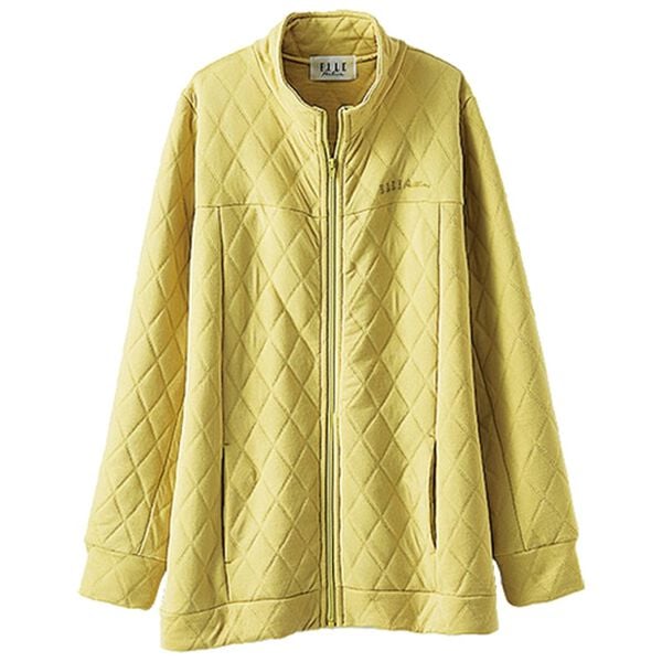 BELLUNA（ベルーナ）の「＜ＥＬＬＥ　Ａｃｔｉｖｅ＞ダイヤ柄ジャカードキルトブルゾン（ブルゾン）」｜詳細画像