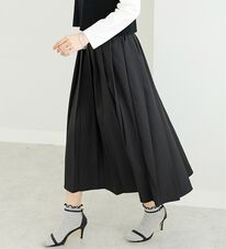 BELLUNA（ベルーナ）の「ボックスプリーツロング丈スカート（ロングスカート）」
