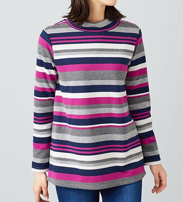 BELLUNA（ベルーナ）の「ふわふわ裏ファーハイネックプルオーバー（カットソー）」｜詳細画像