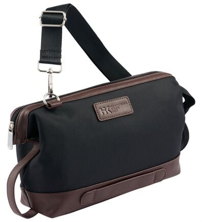 「＜ヒロココシノオムベーシック＞大きく開き、中が見やすいショルダーバッグ（メンズショルダーバッグ）」