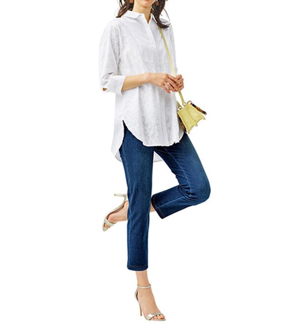 BELLUNA（ベルーナ）の「美ストレッチ素材アンクル丈レギンスパンツ（クロップドパンツ）」｜詳細画像