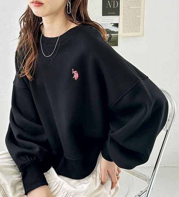 GeeRA（ジーラ）の「【Ｕ．Ｓ．ＰＯＬＯ　ＡＳＳＮ】ショートスウェット（トレーナー・スウェット）」｜詳細画像