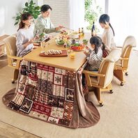 「極あったかダイニングこたつ布団フルセット（こたつテーブル）」