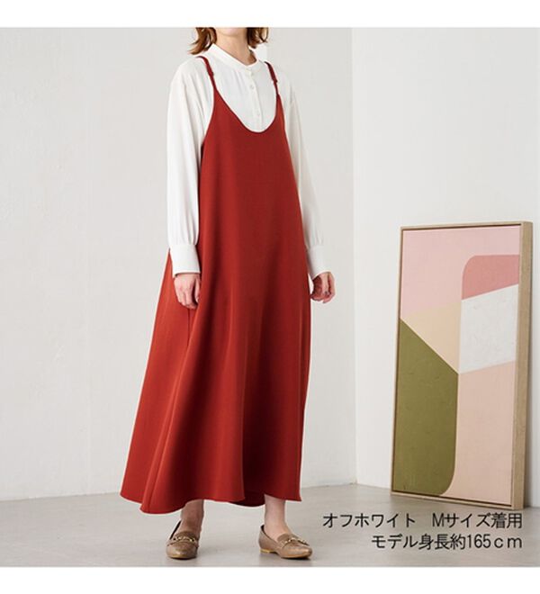 RANAN（ラナン）の「タックデザインバンドカラーシャツ（シャツ）」｜詳細画像