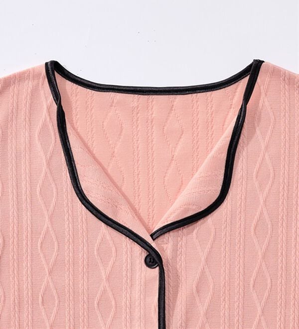 YU'NOW（ユナウ）の「ケーブルデザインパジャマ（パジャマ・ルームウェア）」｜詳細画像