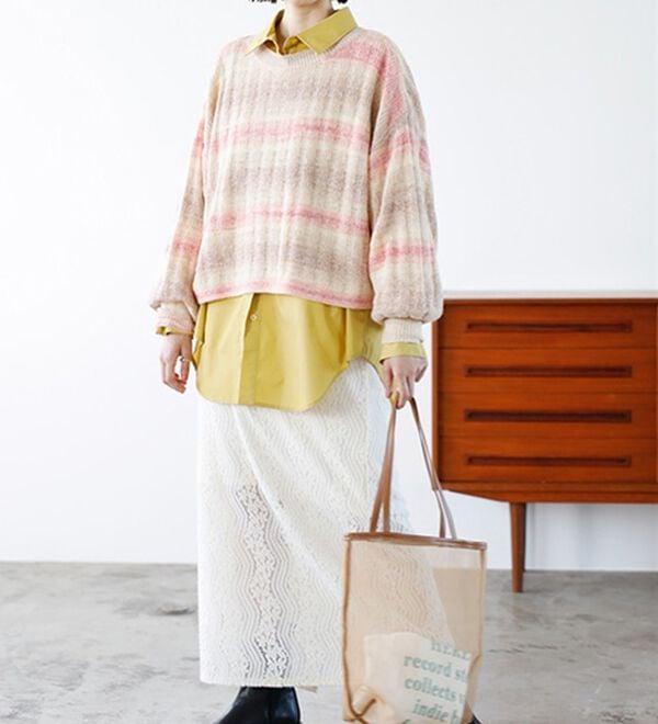 GeeRA（ジーラ）の「グラデーションニットプルオーバー（ニット・セーター）」｜詳細画像