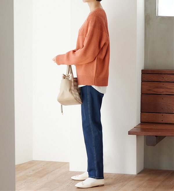 Viola e Viola（ヴィオラ エ ヴィオラ）の「【３つの機能付】求心編みニット（ニット・セーター）」｜詳細画像