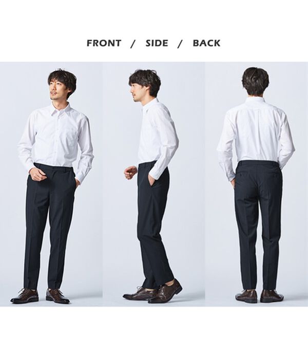 REMEN'S（リメンズ）の「【接触冷感】楽ちん快適ストレッチスラックス（メンズスラックス）」｜詳細画像