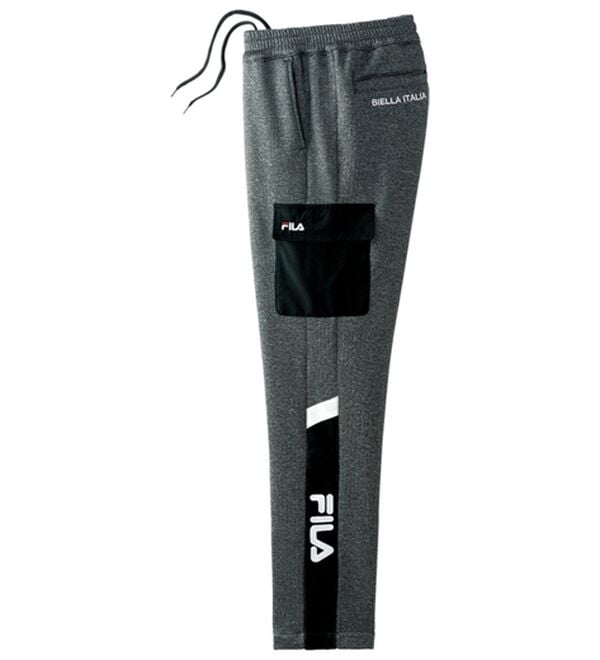 「＜フィラ＞裏ブロックフリース杢調アクティブスーツ（メンズスポーツウェア（トップス））」｜詳細画像