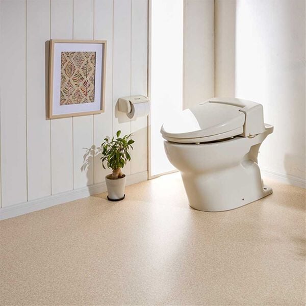 iellio（イエリオ）の「ペット対応フロアクッション＜簡単ロール式・フローリング調・防水・はっ水・抗菌・防カビ・消臭・防炎・滑りにくい・日本製＞（カーペット）」｜詳細画像