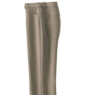 BELLUNA（ベルーナ）の「ハイテンションカルゼ素材美脚パンツ　ストレート（フルレングスパンツ）」｜グレージュモカ