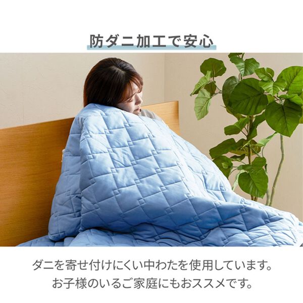 「冷感＆タオル地リバーシブル軽寝具＜ベルクールプレミアム・冷たさが続く・冷感ケット・敷パッド・枕カバー＞（敷パッド）」｜詳細画像