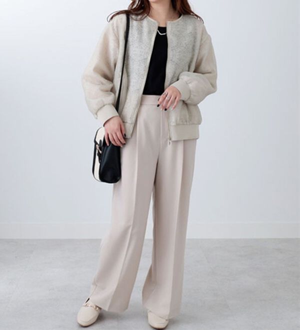 BELLUNA（ベルーナ）の「上品レース使いシアーブルゾン（ブルゾン）」｜詳細画像