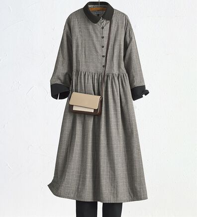BELLUNA（ベルーナ）の「＜＆ｃｏｃｏｃｈｉ＞綿１００％ダブルガーゼ素材ゆったりワンピース（シャツワンピース）」