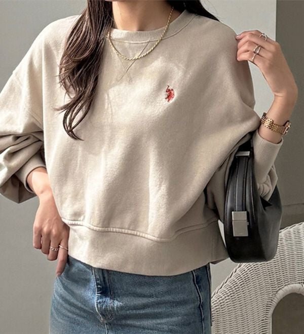 GeeRA（ジーラ）の「【Ｕ．Ｓ．ＰＯＬＯ　ＡＳＳＮ】ショートスウェット（トレーナー・スウェット）」｜詳細画像