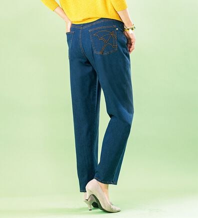 ルフラン（ルフラン）の「〔ａ・Ａ・Ｐ〕刺しゅうストレッチ美脚パンツ（フルレングスパンツ）」