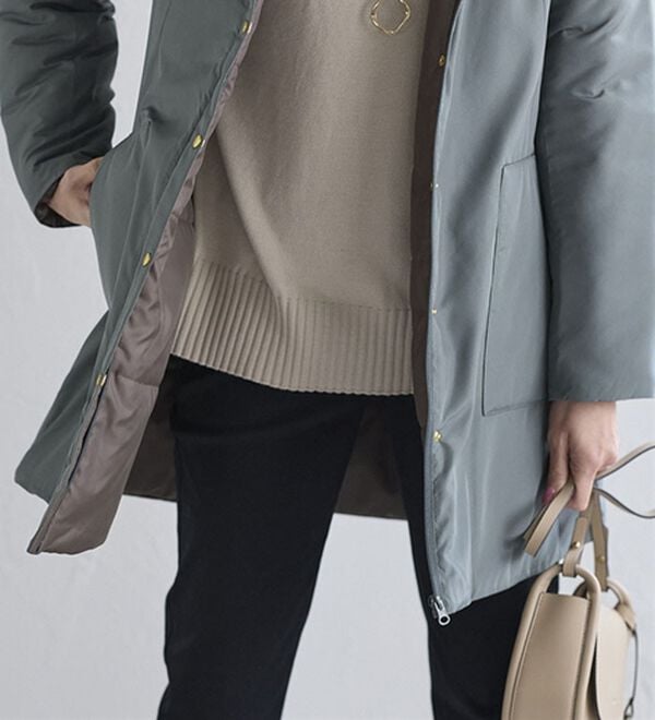 BELLUNA（ベルーナ）の「【Ａｉｒｙ＆Ｗａｒｍ】エアリーライトウォームコート（ハーフコート）」｜詳細画像