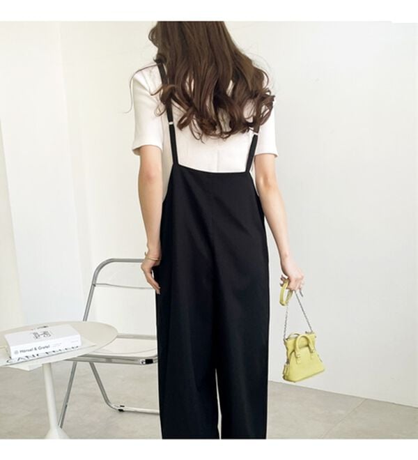 GeeRA（ジーラ）の「サロペットワイドパンツ（オールインワン）」｜詳細画像