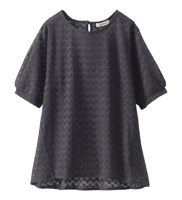 BELLUNA（ベルーナ）の「ラッセルレースパフ袖アンサンブル（アンサンブル）」｜詳細画像