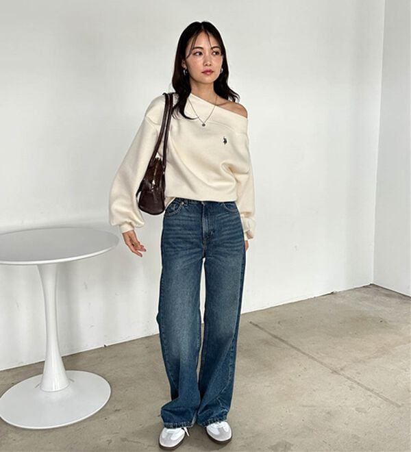 RANAN（ラナン）の「＜U.S.P＞ワンショルスウェット（トレーナー・スウェット）」｜詳細画像