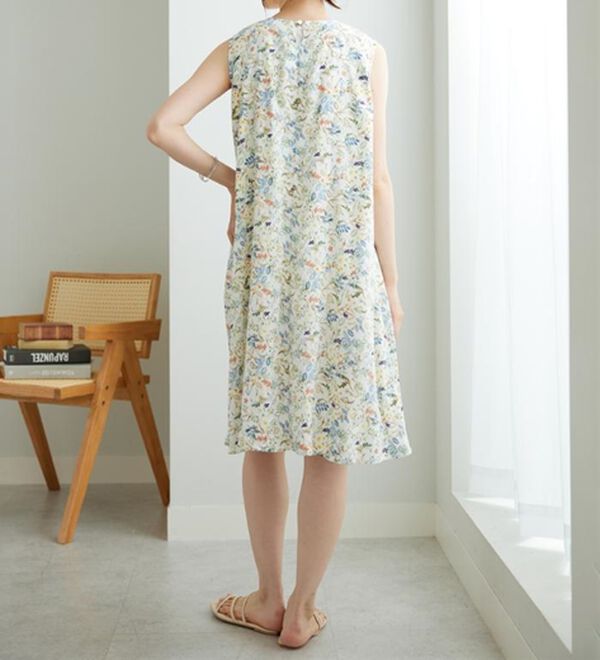 BELLUNA（ベルーナ）の「【ひんやり接触冷感】レーヨン素材ノースリーブワンピ－ス（その他ワンピース）」｜詳細画像