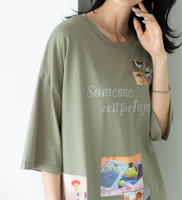 「＜Ｄｉｓｎｅｙ＞ディズニー映画ＰＨＯＴＯ風Ｔシャツ（チュニック）」｜詳細画像