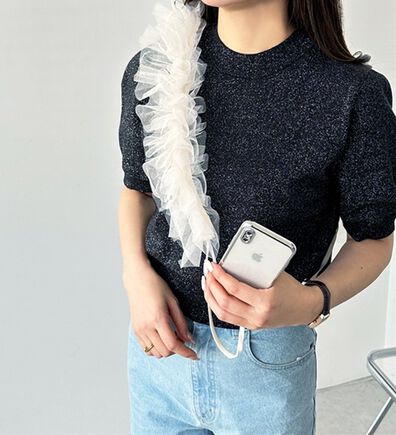 GeeRA（ジーラ）の「チュールショルダーストラップ（その他ファッション小物）」